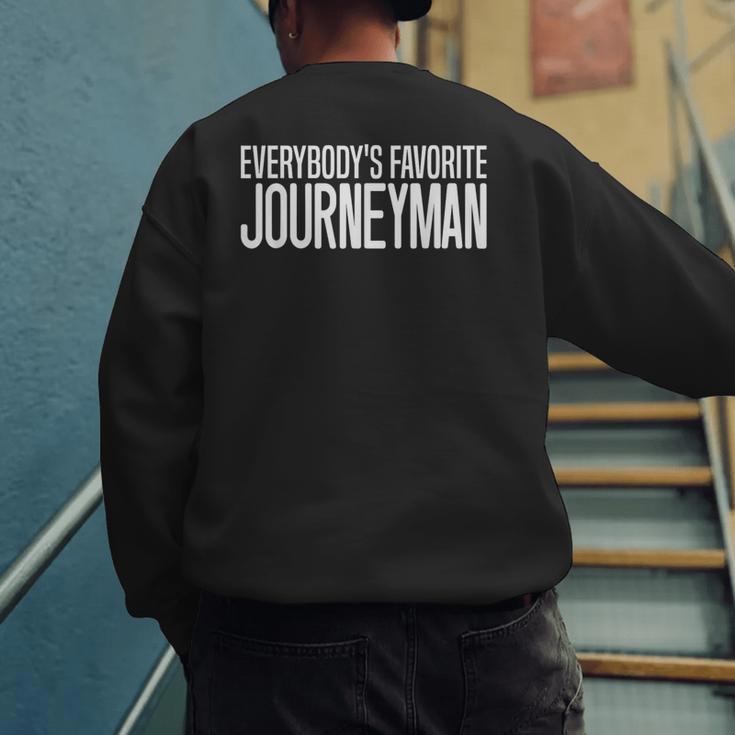 Favorite Electrician Journeyman Appreciation For Dad Men's Sweatshirt Back Print Favorite Electrician Journeyman Appreciation For Dad Men's Sweatshirt Back Print