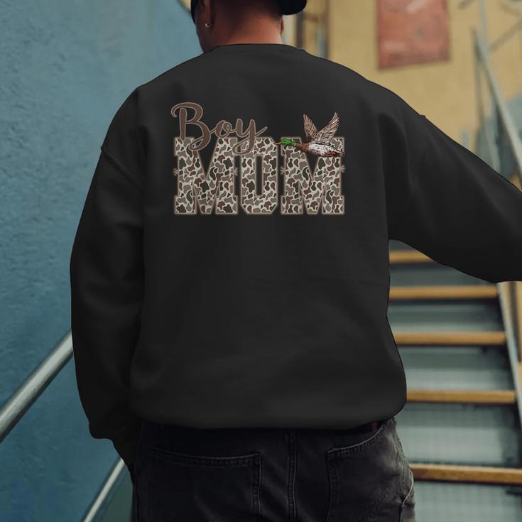 Hunting Boy Mom Duck Camouflage Camo Preppy Camo Dad Men's Sweatshirt Back Print Hunting Boy Mom Duck Camouflage Camo Preppy Camo Dad Men's Sweatshirt Back Print