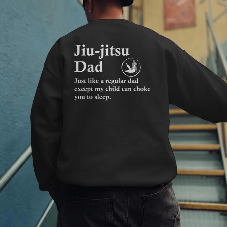 Jiu Jitsu Dad BJJ Definition Men's Sweatshirt Back Print