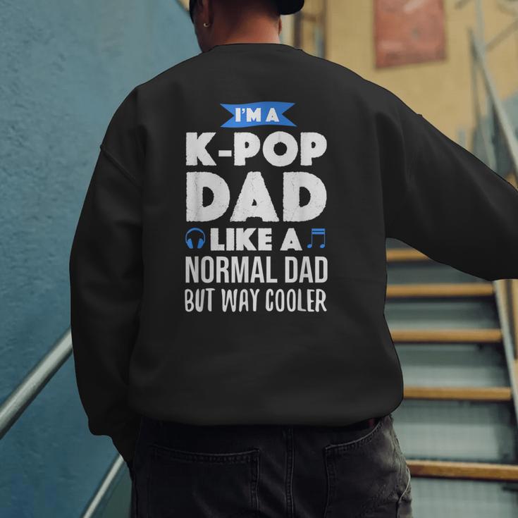 K-Pop Dad Korean Music Lover Men's Sweatshirt Back Print