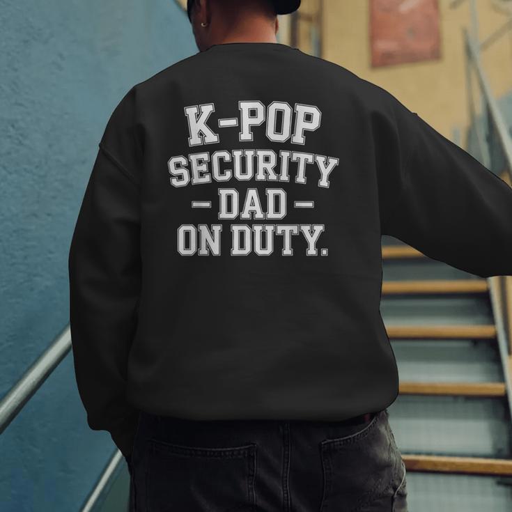 K-Pop Security Parent Edition Mom Dad Concert Korean Men's Sweatshirt Back Print