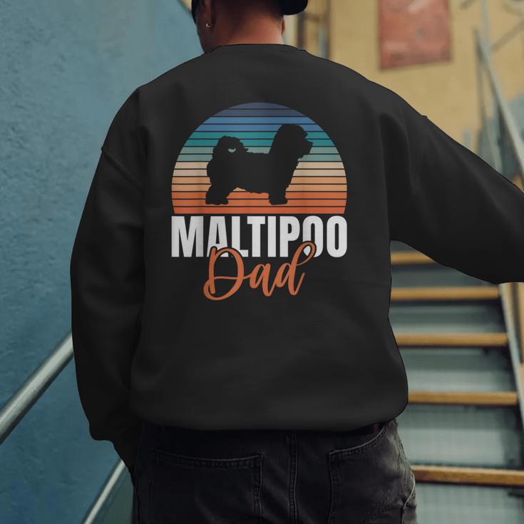 Maltipoo Dad Men's Sweatshirt Back Print