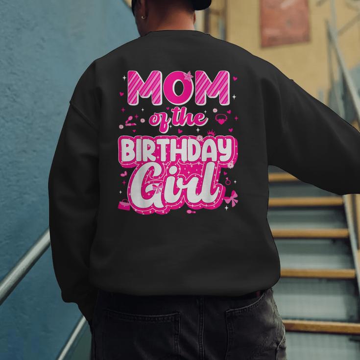 Mom And Dad Birthday Girl Family Matching Party Decorations Men's Sweatshirt Back Print