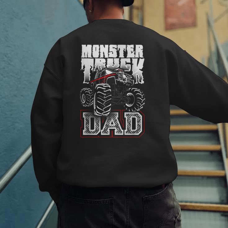 Monster Truck Dad Tshirt Men's Sweatshirt Back Print