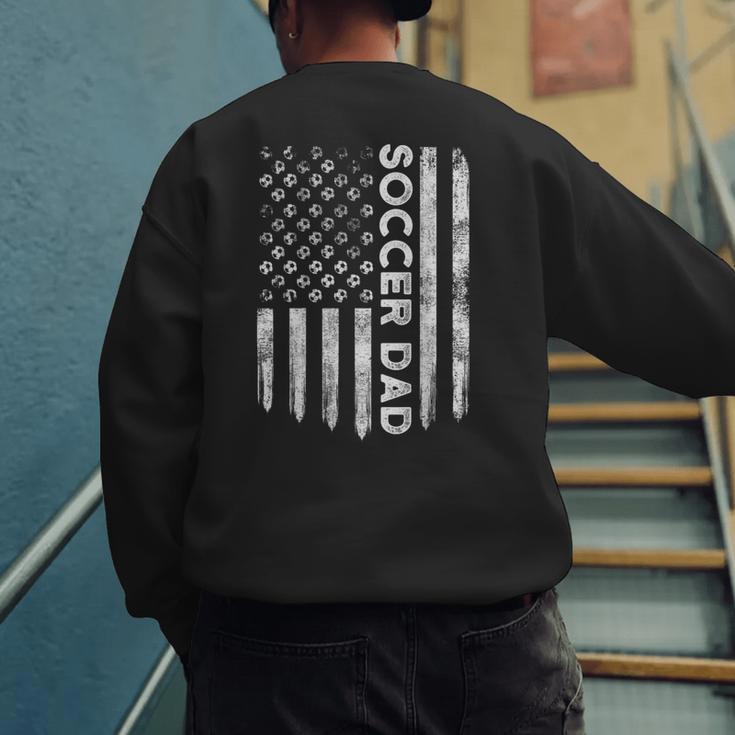 New First Time Dad To Be Symbol Tools Soccer Daddy DA1 Men's Sweatshirt Back Print