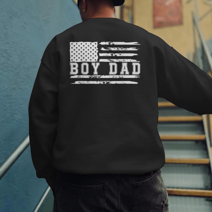 Proud Dad Of Boy Father Of Boys For Dad Xmas Fathers Day Men's Sweatshirt Back Print Proud Dad Of Boy Father Of Boys For Dad Xmas Fathers Day Men's Sweatshirt Back Print