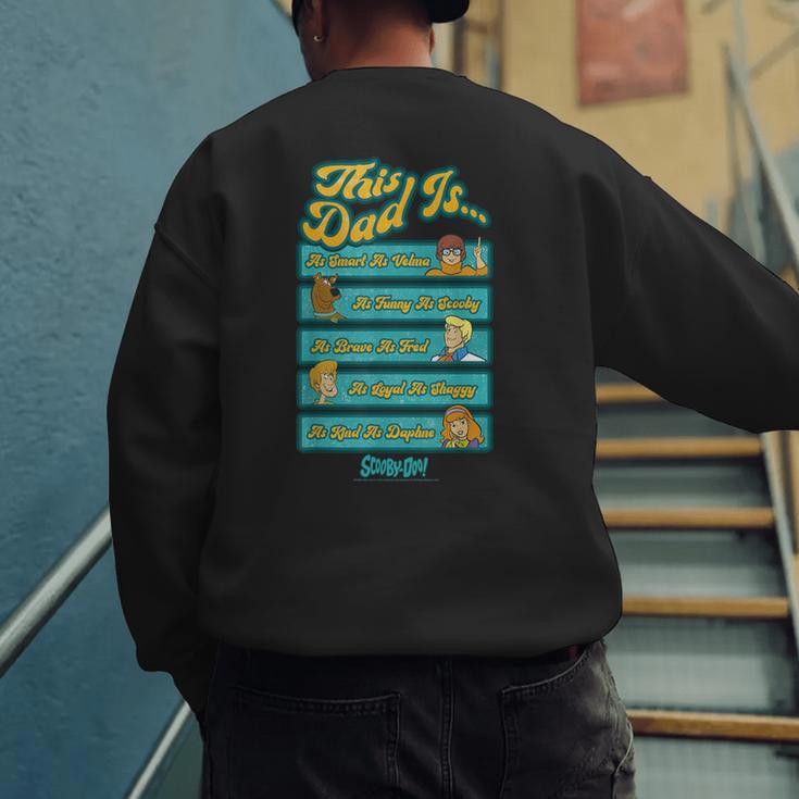 Scooby-Doo Father's Day Vintage Group Shot This Dad Is Men's Sweatshirt Back Print