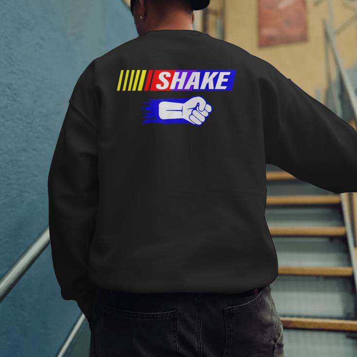 Shake And Bake Family Lover Dad Daughter Son Matching Men's Sweatshirt Back Print
