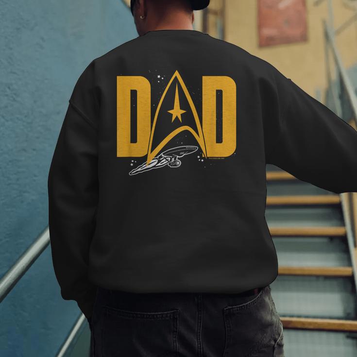 Star Trek Starfleet Dad Men's Sweatshirt Back Print