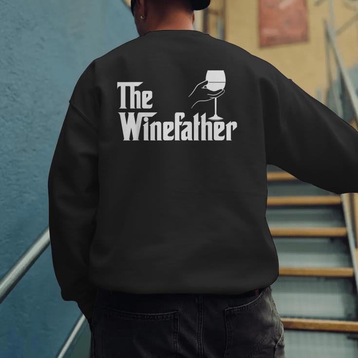 Winefather Wine Dad Dad Red Wine Wine Men's Sweatshirt Back Print Winefather Wine Dad Dad Red Wine Wine Men's Sweatshirt Back Print