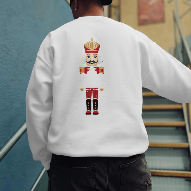 Cool Dad Nutcracker Christmas Family Matching Pajama Men's Sweatshirt Back Print