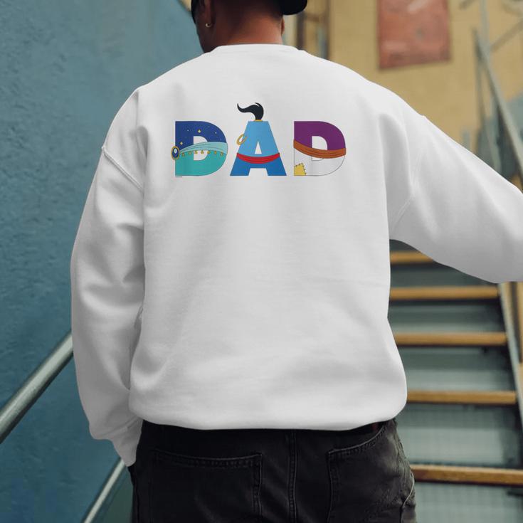 Disney Aladdin Jasmine Genie Father’s Day Birthday Dad Men's Sweatshirt Back Print Disney Aladdin Jasmine Genie Father’s Day Birthday Dad Men's Sweatshirt Back Print