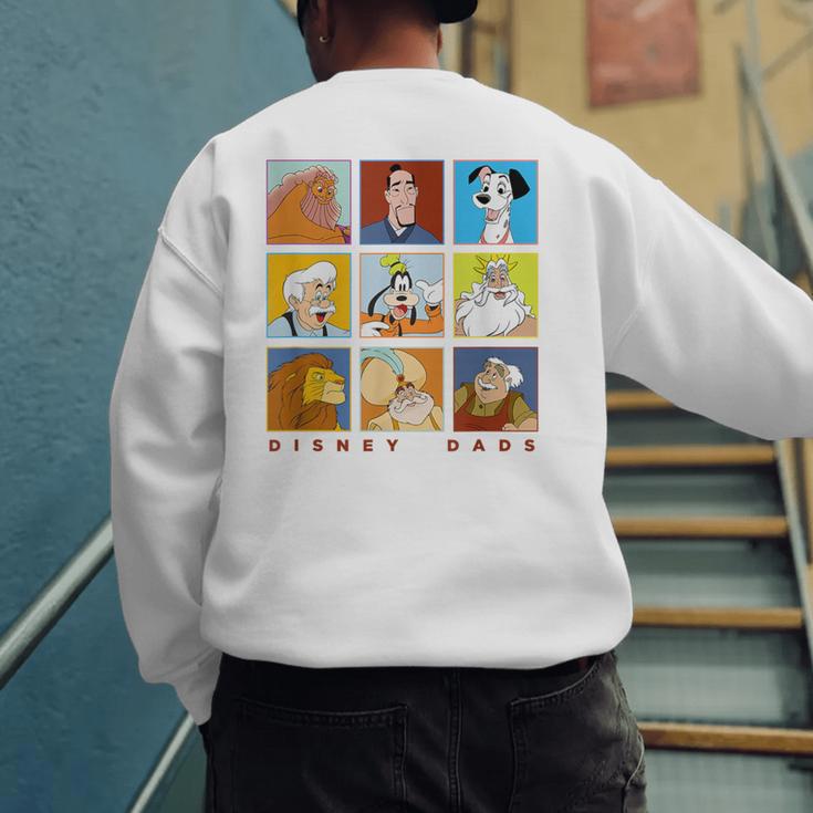 Disney Classic Father's Day Disney Dads Colorful Panels Men's Sweatshirt Back Print