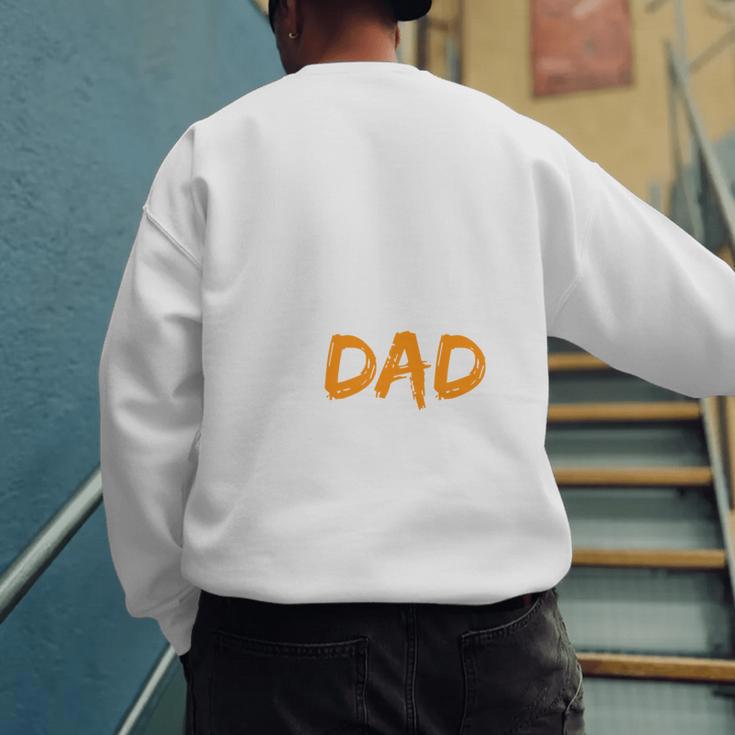 Gymnastics Dad For Gymnastic Father Parents Men's Sweatshirt Back Print Gymnastics Dad For Gymnastic Father Parents Men's Sweatshirt Back Print