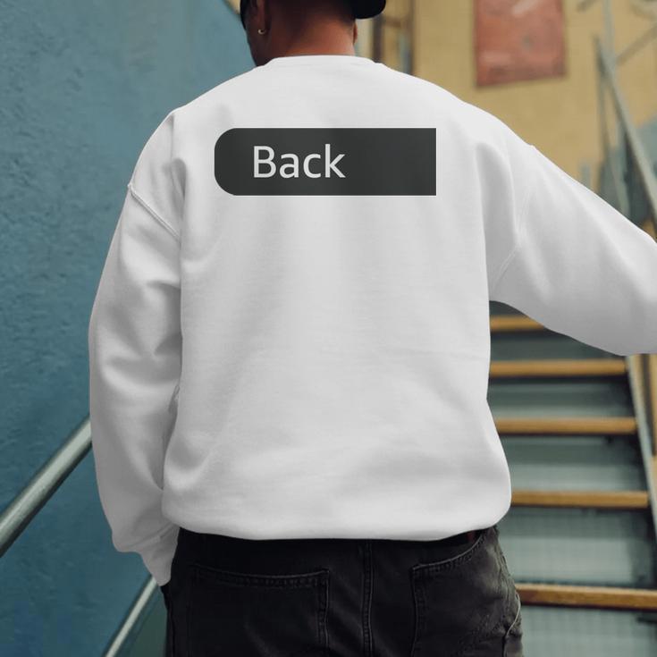 Just A Regular Dad Trying Not To Raise Liberals On Back Men's Sweatshirt Back Print