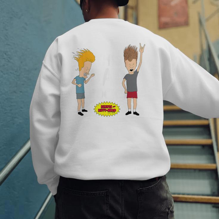 MTV Beavis And Butthead This Dad Rocks Men's Sweatshirt Back Print