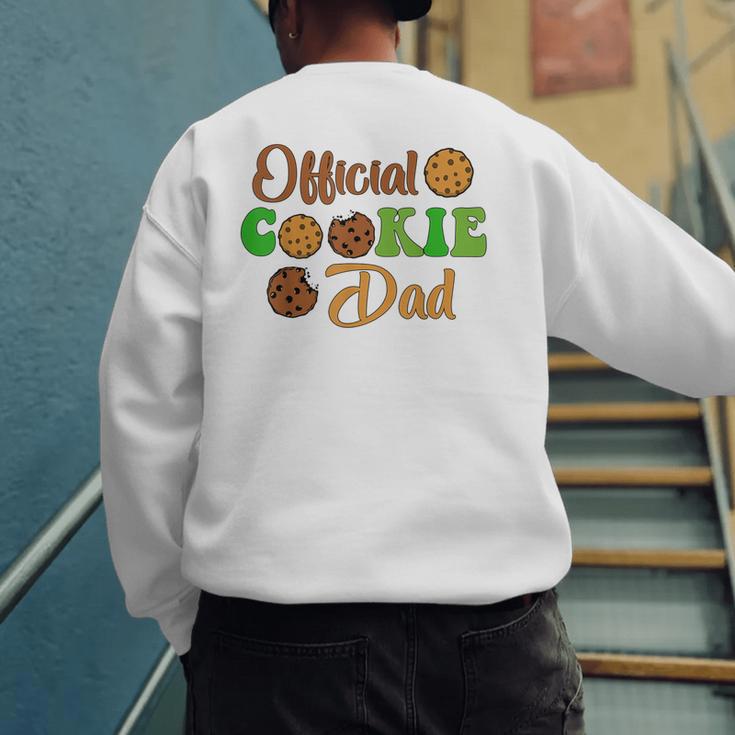 Official Cookie Dad Scout For Girls Cookie Dealer Men's Sweatshirt Back Print Official Cookie Dad Scout For Girls Cookie Dealer Men's Sweatshirt Back Print