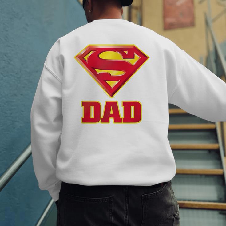 Superman Super Dad Men's Sweatshirt Back Print