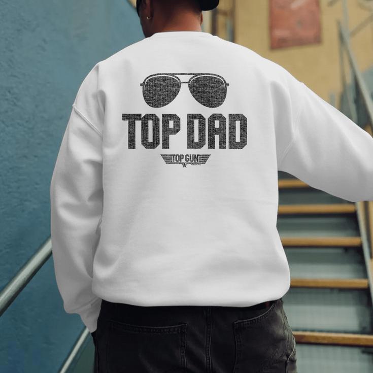 Top Gun Top Dad Men's Sweatshirt Back Print