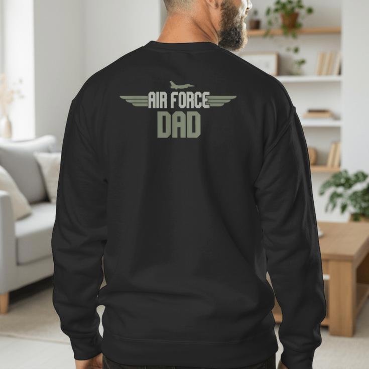 Air Force Dad United States US Air Force Father's Day 2023 Men's Sweatshirt Back Print
