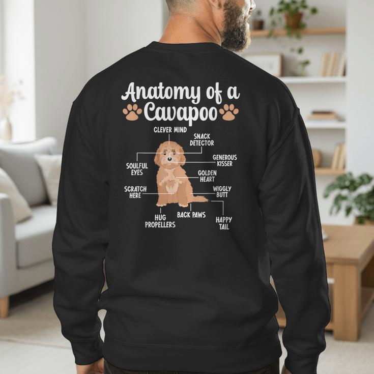 Anatomy Of A Cavapoo Dog Cavapoo Owner Cavapoo Dad Men's Sweatshirt Back Print Anatomy Of A Cavapoo Dog Cavapoo Owner Cavapoo Dad Men's Sweatshirt Back Print