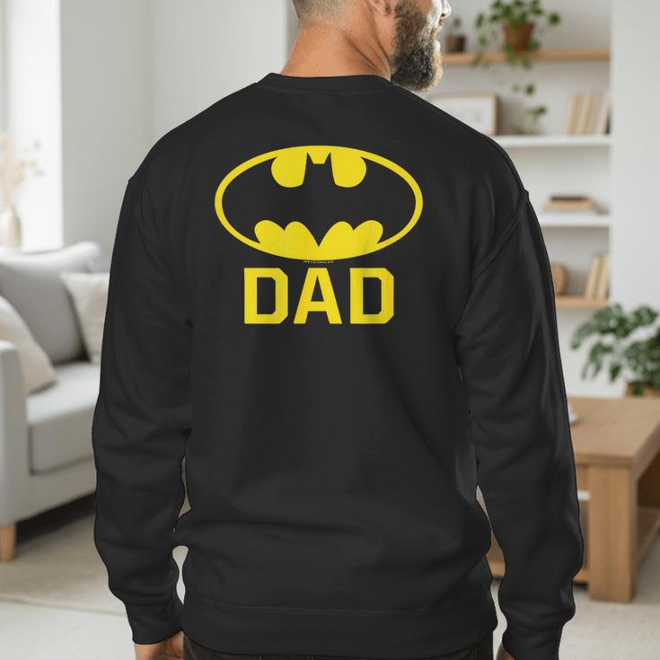 Batman Bat Dad Men's Sweatshirt Back Print