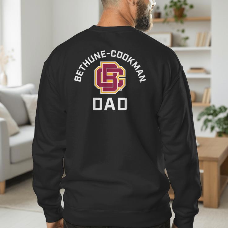 Bethune-Cookman University Wildcats Arched Dad Men's Sweatshirt Back Print