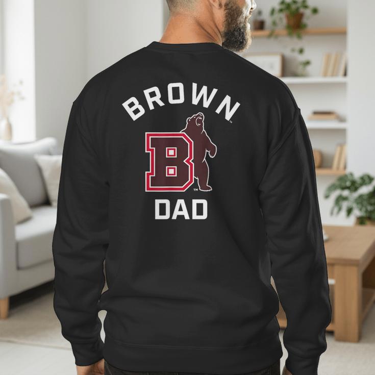 Brown University Bears Arched Dad Men's Sweatshirt Back Print