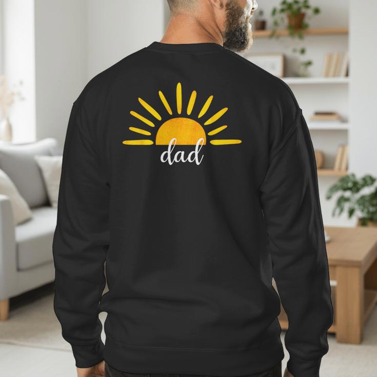 Dad Of The Birthday First Trip Around The Sun Birthday Men's Sweatshirt Back Print