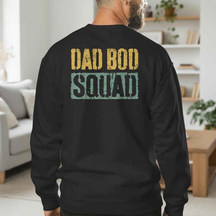 Dad Bod Squad Shirt Men Fathers Day Men's Sweatshirt Back Print Dad Bod Squad Shirt Men Fathers Day Men's Sweatshirt Back Print