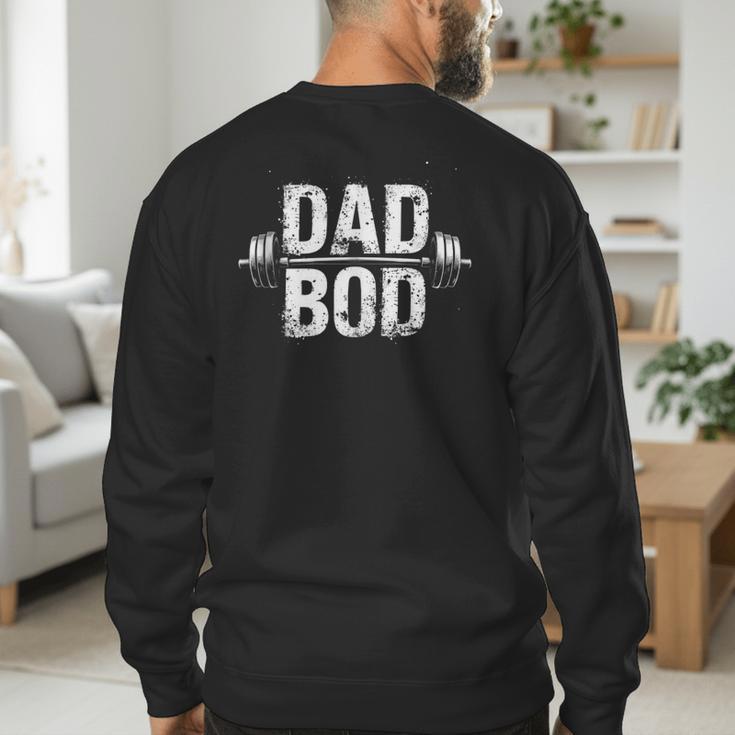 Dad Bod Men's Sweatshirt Back Print