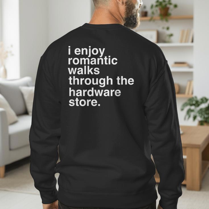 Dad Handyman Hardware Store Tools Men's Sweatshirt Back Print