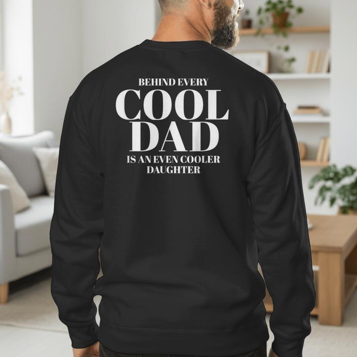 Dad Quote Fathers Day Shirt For Dad From Daughter Men's Sweatshirt Back Print Dad Quote Fathers Day Shirt For Dad From Daughter Men's Sweatshirt Back Print