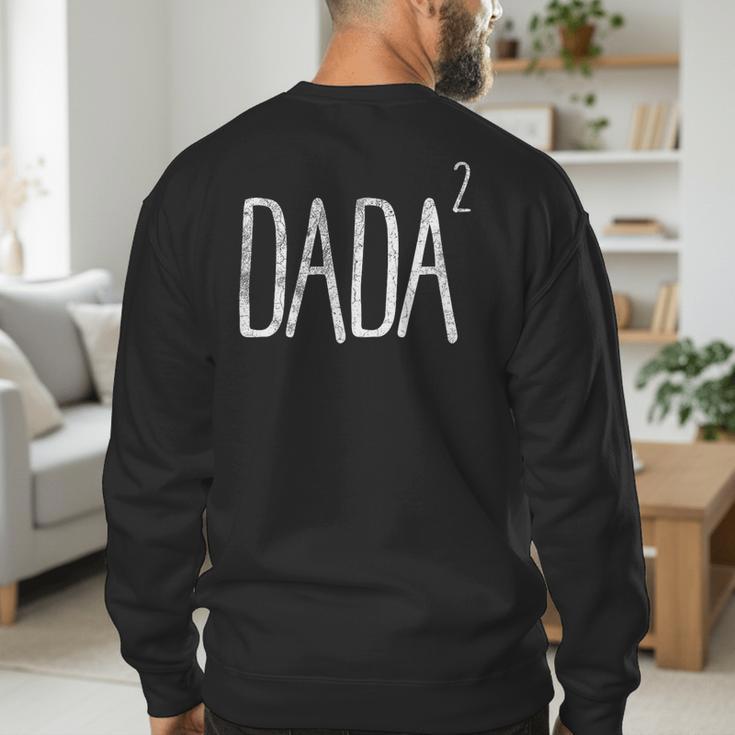 Dada 2 Shirt Pregnancy Announcement Tshirt Men's Sweatshirt Back Print