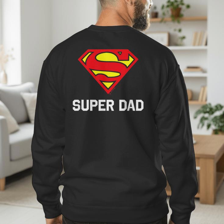DC Comics Superman Father's Day Super Dad Logo Men's Sweatshirt Back Print