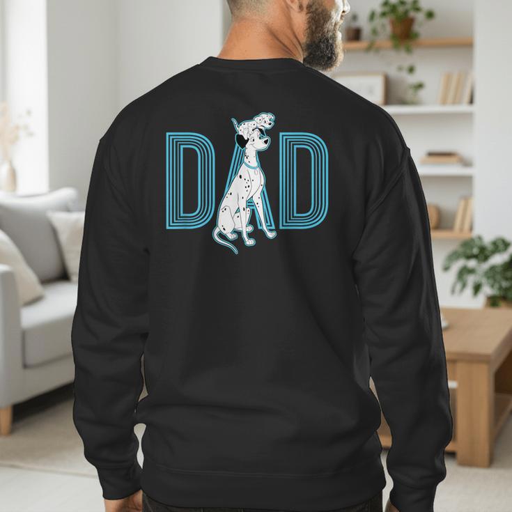 Disney 101 Dalmatians Pongo And Penny Dad Men's Sweatshirt Back Print