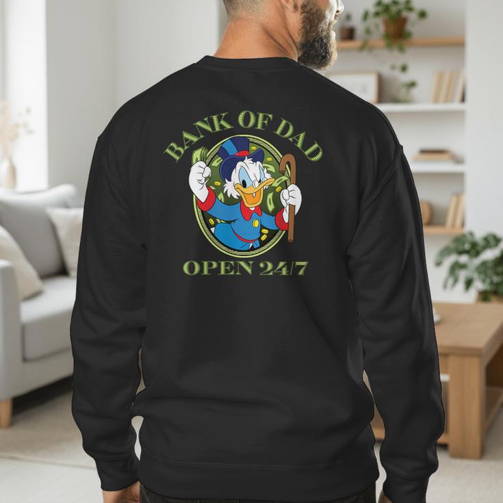 Disney DuckTales Bank Of Dad Small Men's Sweatshirt Back Print Disney DuckTales Bank Of Dad Small Men's Sweatshirt Back Print
