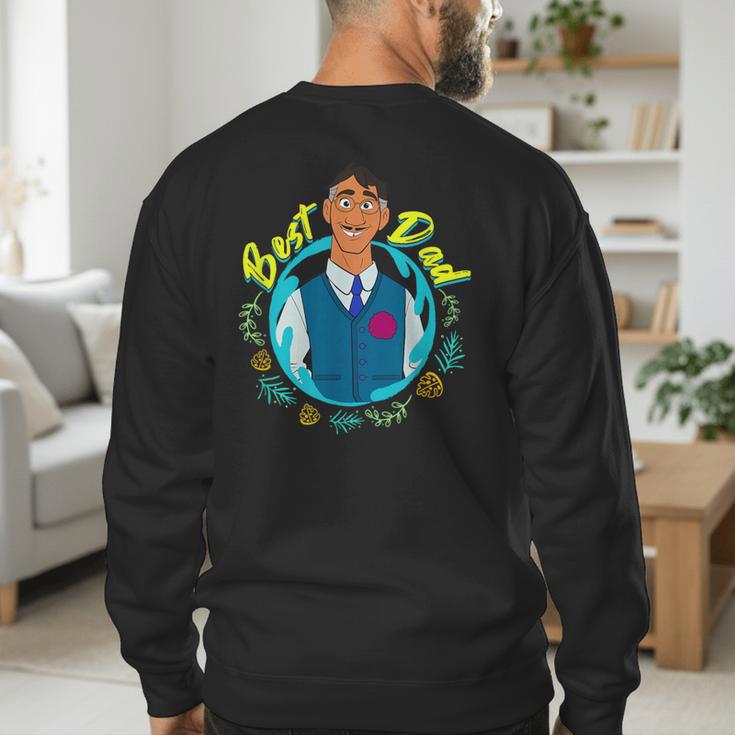 Disney Encanto Agustin Madrigal Best Dad Portrait Small Men's Sweatshirt Back Print