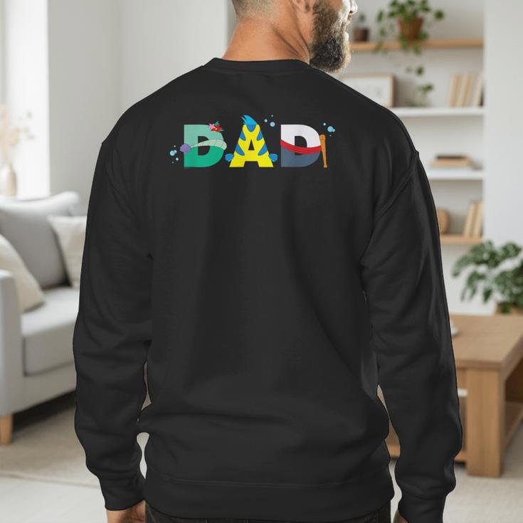 Disney The Little Mermaid Ariel Father’s Day Birthday Dad Men's Sweatshirt Back Print