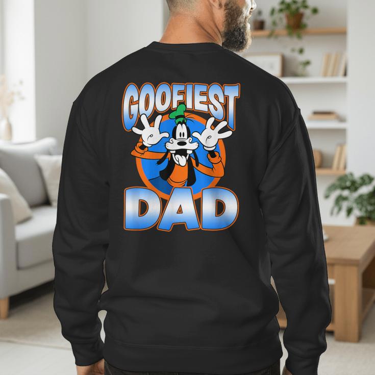 Disney Mickey And Friends Father's Day Goofiest Dad Vintage Men's Sweatshirt Back Print