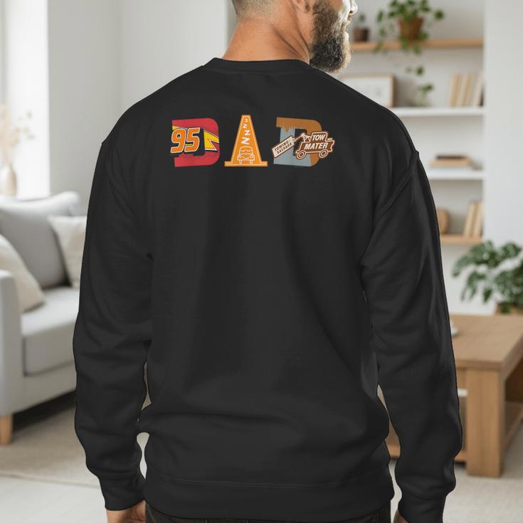 Disney And Pixar’s Cars Cozy Cone Dad Father’s Day Birthday Men's Sweatshirt Back Print