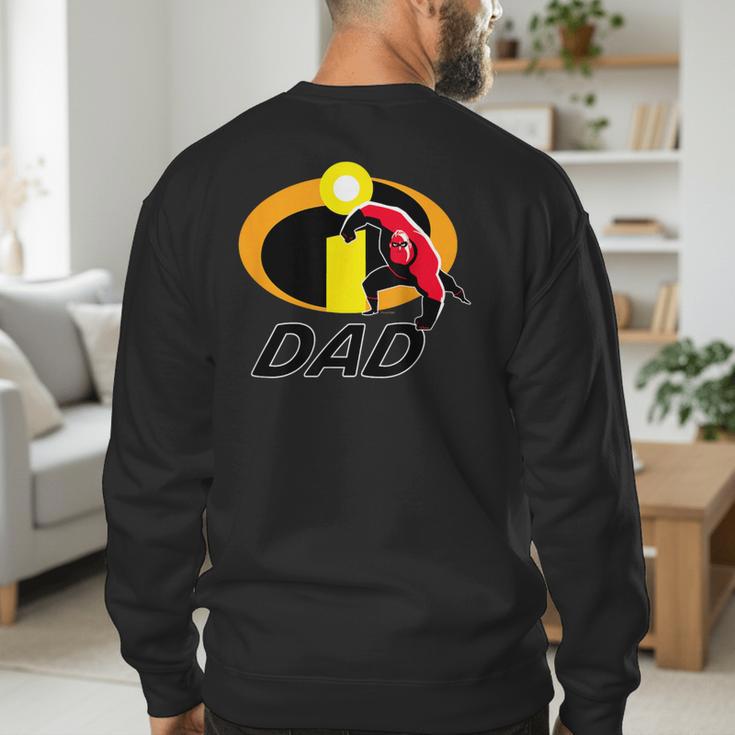 Disney And Pixar's The Incredibles Mr Incredible Dad Family Men's Sweatshirt Back Print