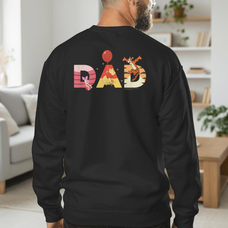 Disney Winnie The Pooh And Friends Dad Father's Day Birthday Men's Sweatshirt Back Print Disney Winnie The Pooh And Friends Dad Father's Day Birthday Men's Sweatshirt Back Print