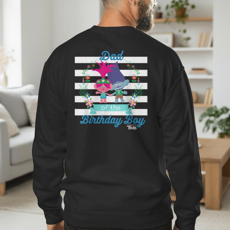 DreamWorks Trolls Dad Of The Birthday Boy Men's Sweatshirt Back Print