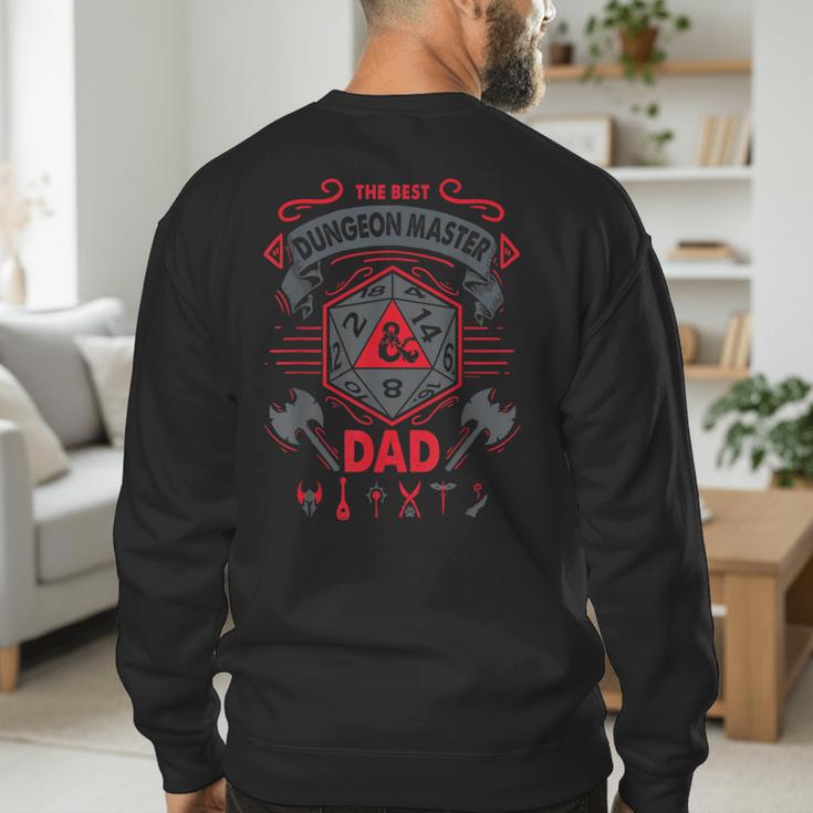 Dungeons & Dragons The Best Dungeon Master Dad Die Logo Men's Sweatshirt Back Print Dungeons & Dragons The Best Dungeon Master Dad Die Logo Men's Sweatshirt Back Print