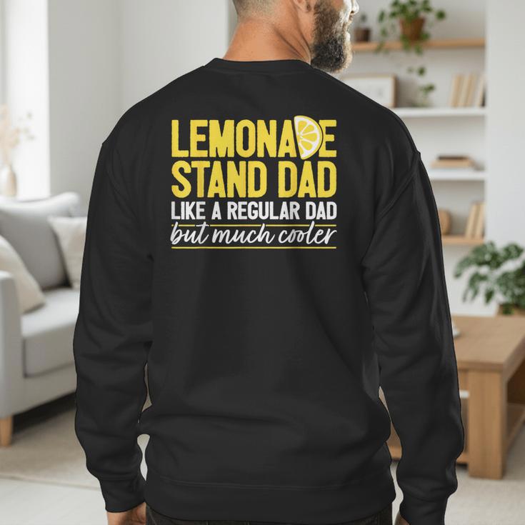 Family Lemonade Stand Dad Men's Sweatshirt Back Print Family Lemonade Stand Dad Men's Sweatshirt Back Print