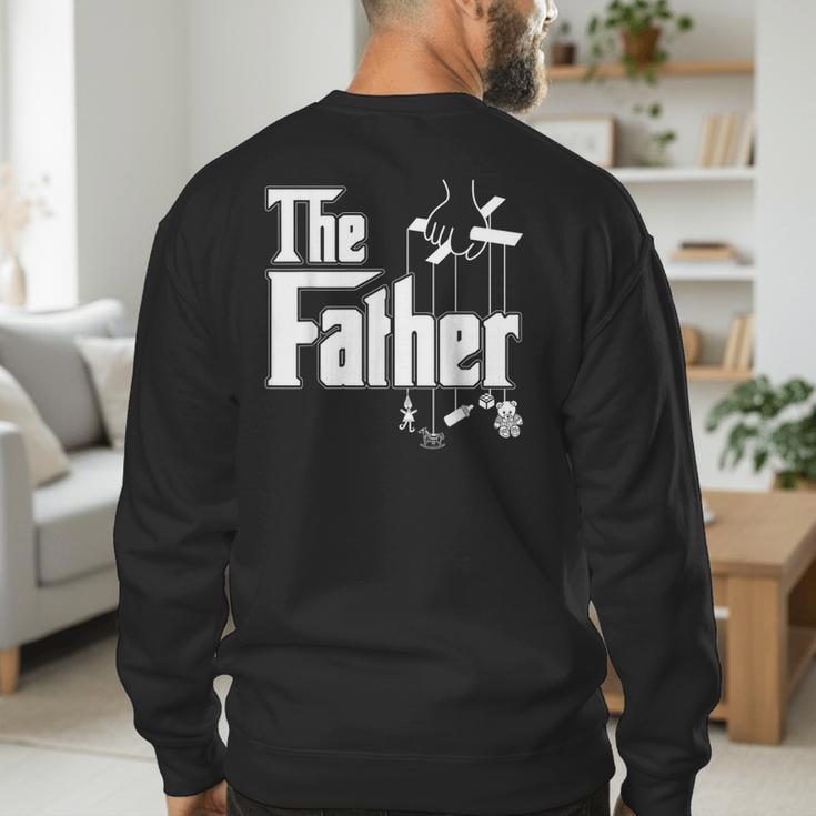 The Father New Daddy Expecting Baby T-Shirt Men's Sweatshirt Back Print