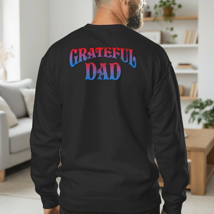 Grateful Dads World's Greatest Dad Fathers Day Men's Sweatshirt Back Print