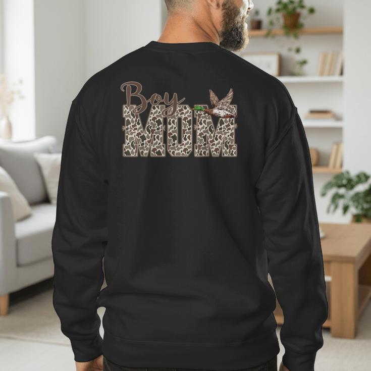 Hunting Boy Mom Duck Camouflage Camo Preppy Camo Dad Men's Sweatshirt Back Print Hunting Boy Mom Duck Camouflage Camo Preppy Camo Dad Men's Sweatshirt Back Print