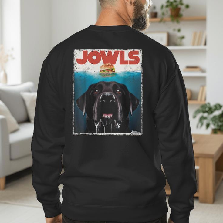 Lab Jowls Tee Labrador Retriever Mom Top Dad Men's Sweatshirt Back Print Lab Jowls Tee Labrador Retriever Mom Top Dad Men's Sweatshirt Back Print